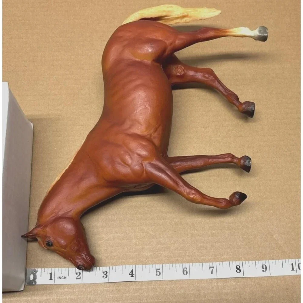 Vintage Breyer Quarter Horse Mare #227 Sorrel Stock Realistic Western 80s Rustic